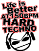 Hard techno(150 bpm)